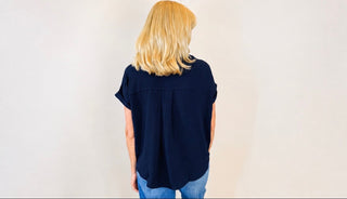 Sheri Top - Navy