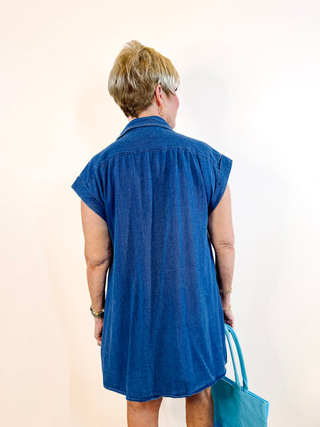 Shellbound Twill Dress