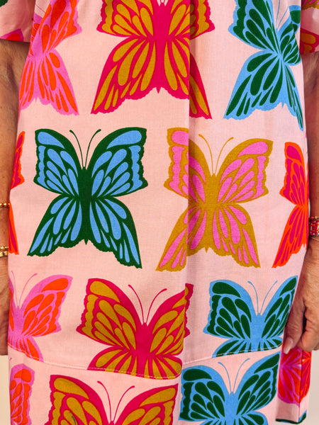 Butterflies Shift Dress