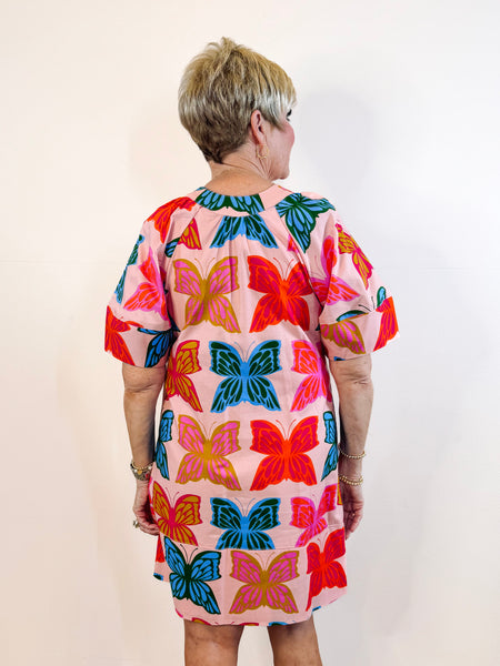 Butterflies Shift Dress