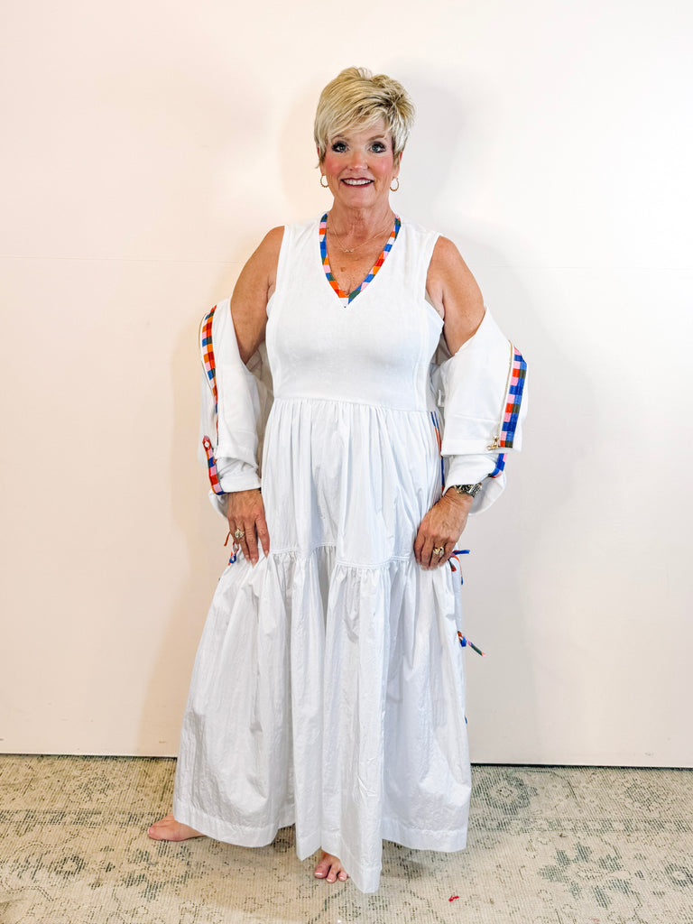 Colonial Madras French Terry Dress