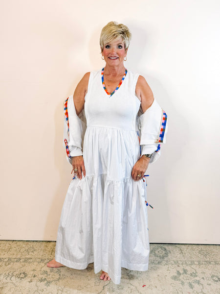 Colonial Madras French Terry Dress