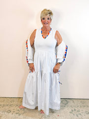 Colonial Madras French Terry Dress