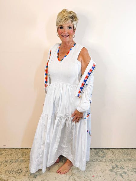 Colonial Madras French Terry Dress