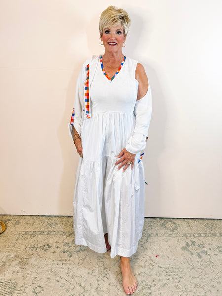 Colonial Madras French Terry Dress