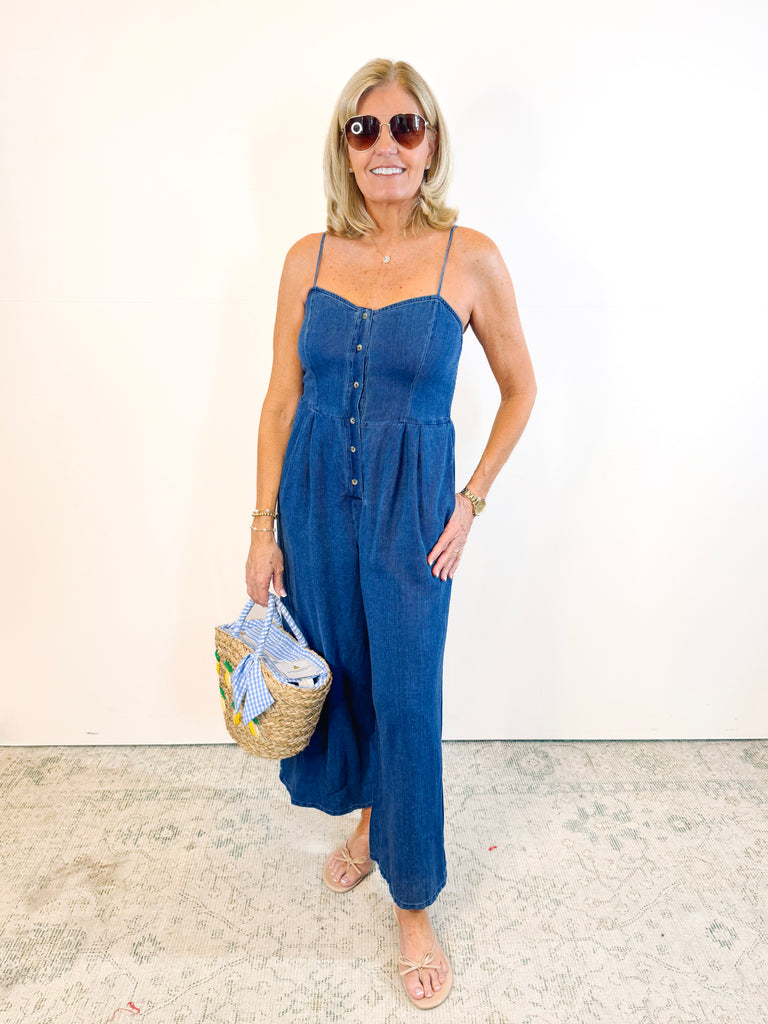 Angel Eyes Twill Jumpsuit