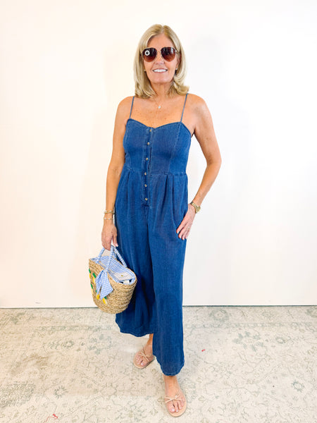 Angel Eyes Twill Jumpsuit