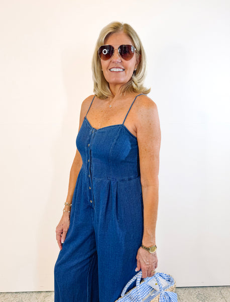 Angel Eyes Twill Jumpsuit