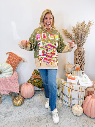 Mahjong Table & Chairs Sweatshirt