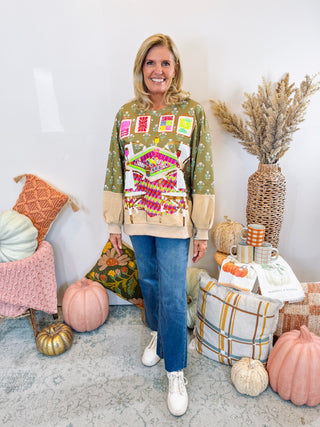 Mahjong Table & Chairs Sweatshirt