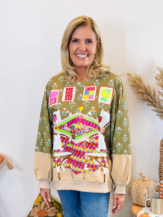 Mahjong Table & Chairs Sweatshirt