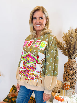 Mahjong Table & Chairs Sweatshirt