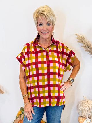Augusta Madras Top