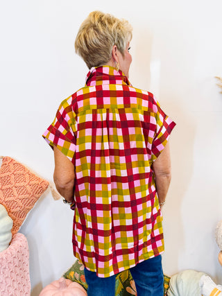 Augusta Madras Top