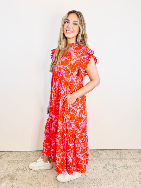 Chelly Floral Maxi Dress