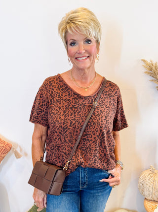 Vanya Top in Leopard