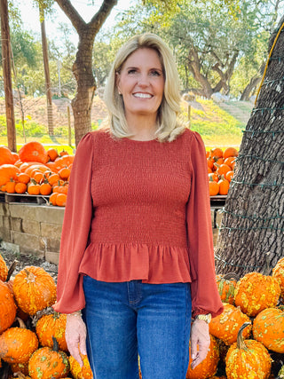 Mona Smocked Top