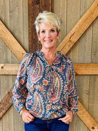 Top With Loop And Tassels