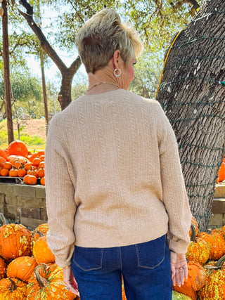 Medina Pointelle Cardigan