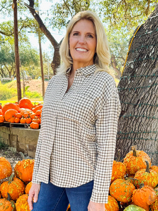 River Plaid Button Up