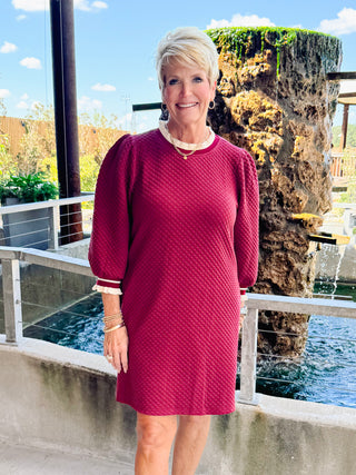 Margo Quilted Sweater Dress