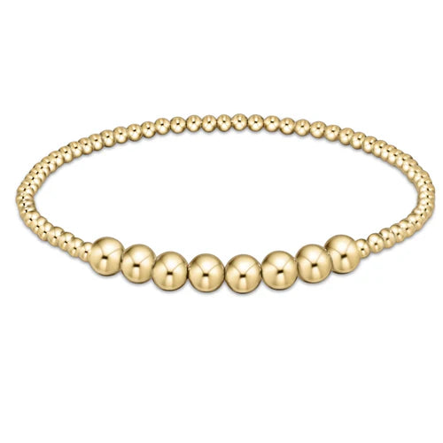 Classic Gold Beaded Bliss 2.5MM-5MM Gold