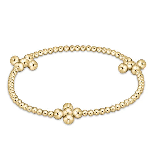 Signature Cross Gold 2.5MM Bracelet