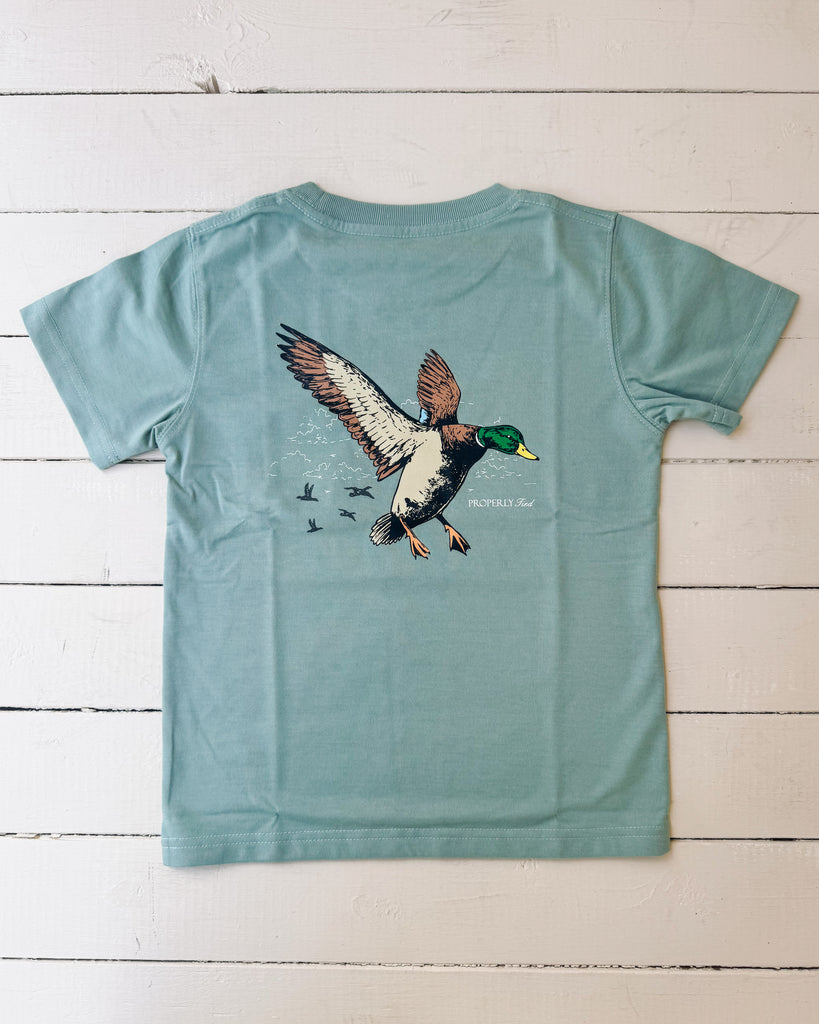 Boys Mallard Flight Short Sleeve Fog