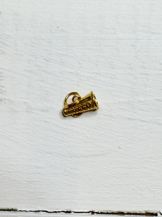 Gold Cheer Charm