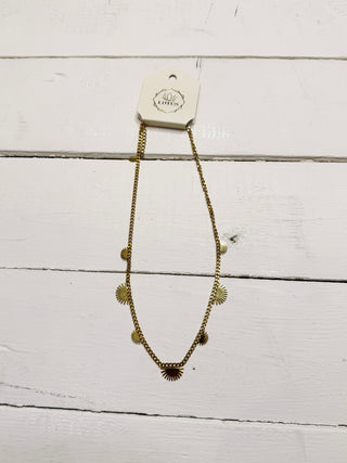 Gold Waterproof Necklace - Nala