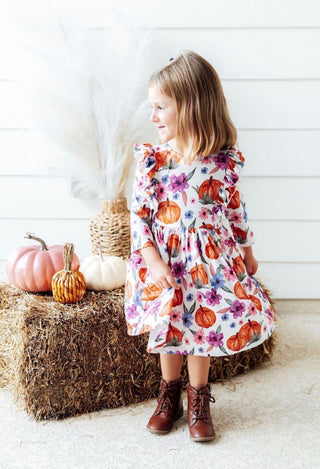 Hey Pumpkin Ruffle Twirl Dress