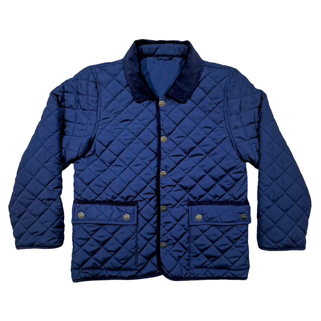 Boys Navy Derby Field Jacket