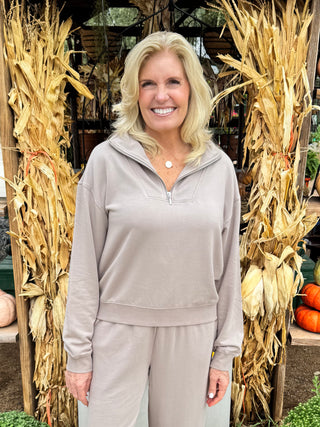 Gate Check Modal Sweatshirt - Mushroom