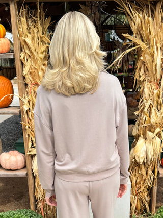 Gate Check Modal Sweatshirt - Mushroom