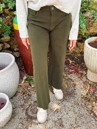Meg High Rise - Tuscan Olive
