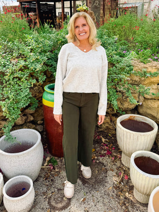 Meg High Rise - Tuscan Olive