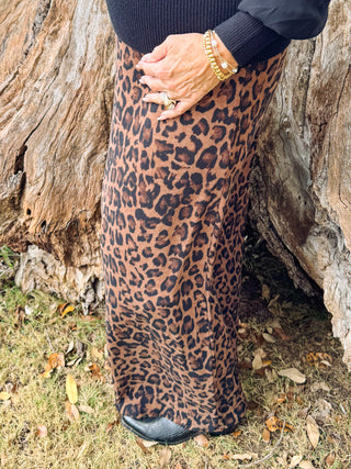 Leopard Maxi Skirt
