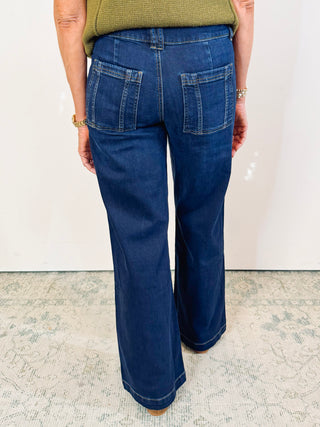 Jodi High Rise Straight Leg - Blossoming