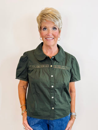 Vienna Button Up Top