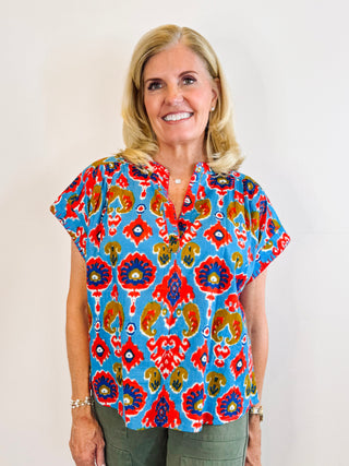 Ikat Popover Top