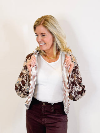 Saddlebrook Jacket - Luxe Plaid Brown