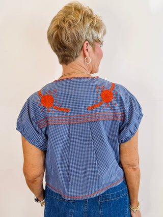 Bolero - Blue Plaid