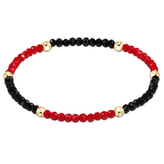 Gameday Flirty Presence Bracelet - Red - Black