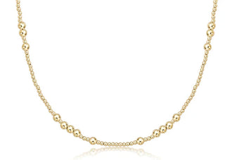 15-17" Choker Hope Unwritten-4mm Gold