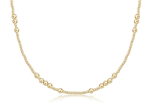 15-17" Choker Hope Unwritten-4mm Gold