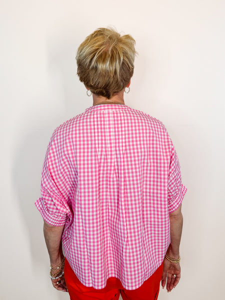 Gingham Donkey-Top