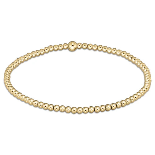 Extends- Classic Gold 2.5 mm Bead Bracelet