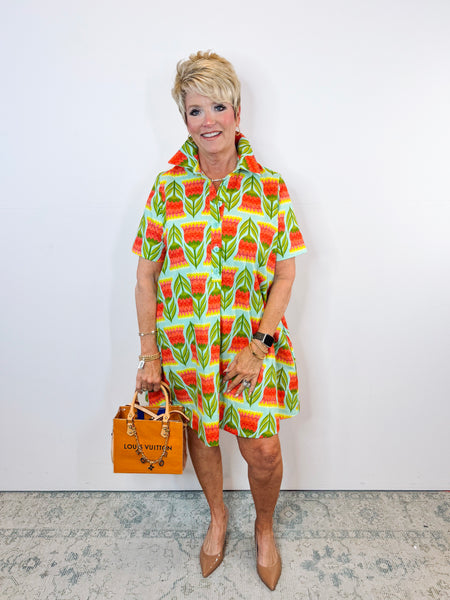 Tulip Swing Shirt Dress