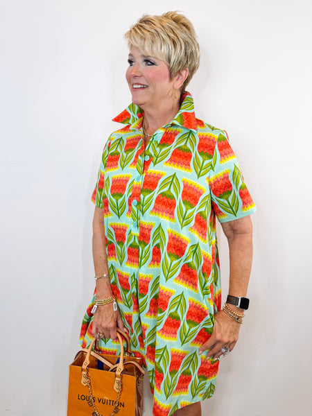 Tulip Swing Shirt Dress