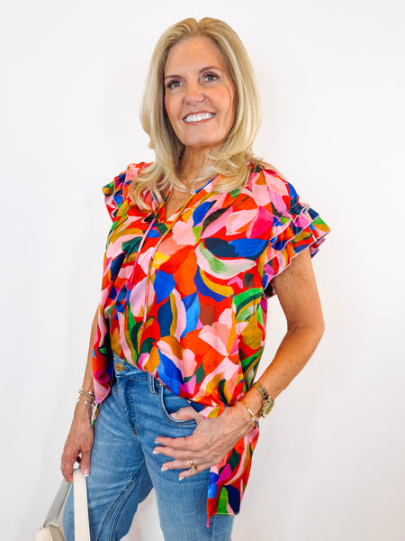 Heidi Ruffle Top